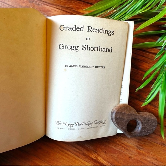 Vintage 1910 Graded Readings in Gregg Shorthand by Alice Margaret Hunter - Picture 6 of 12